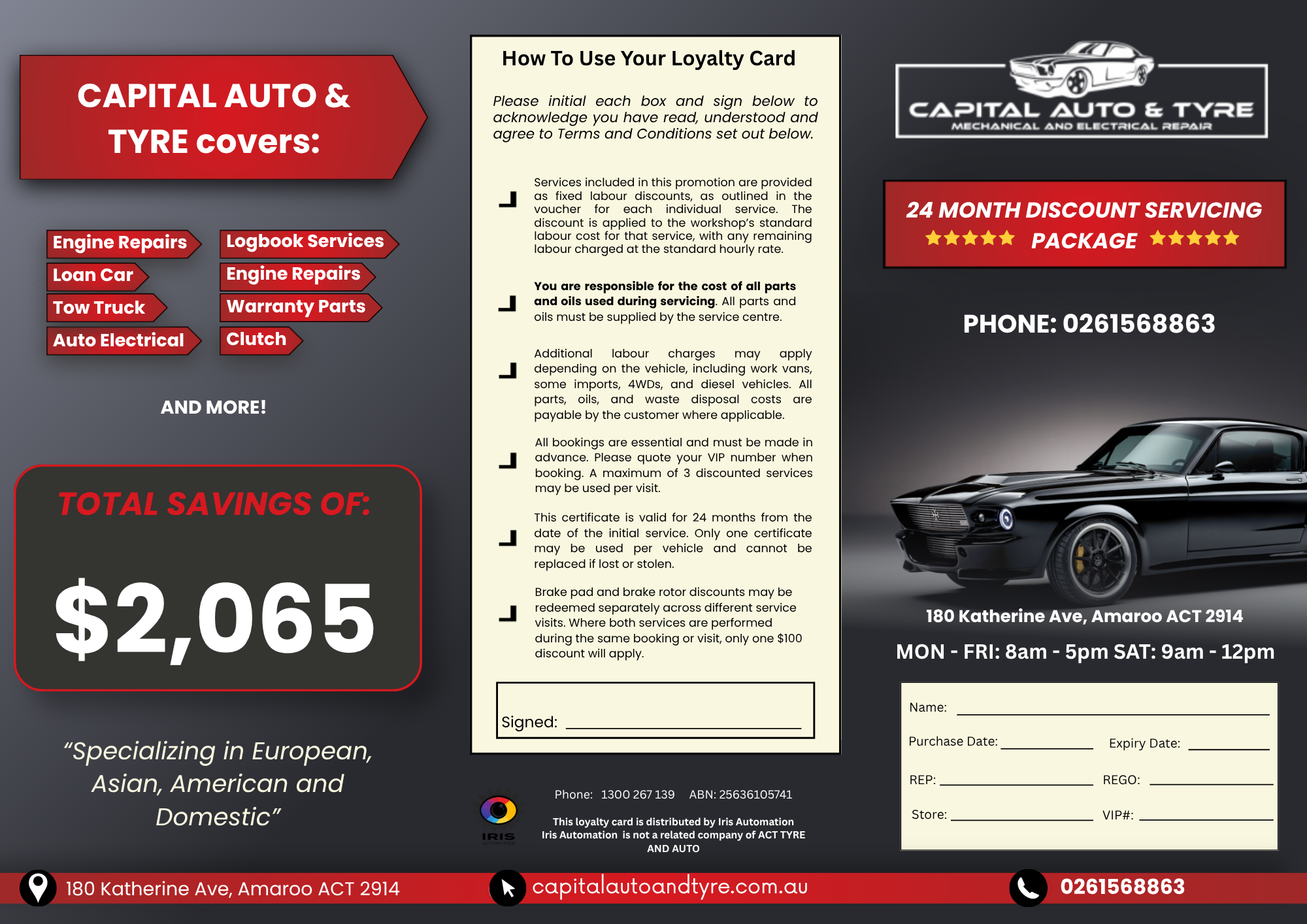 Capital Auto and Tyre Back